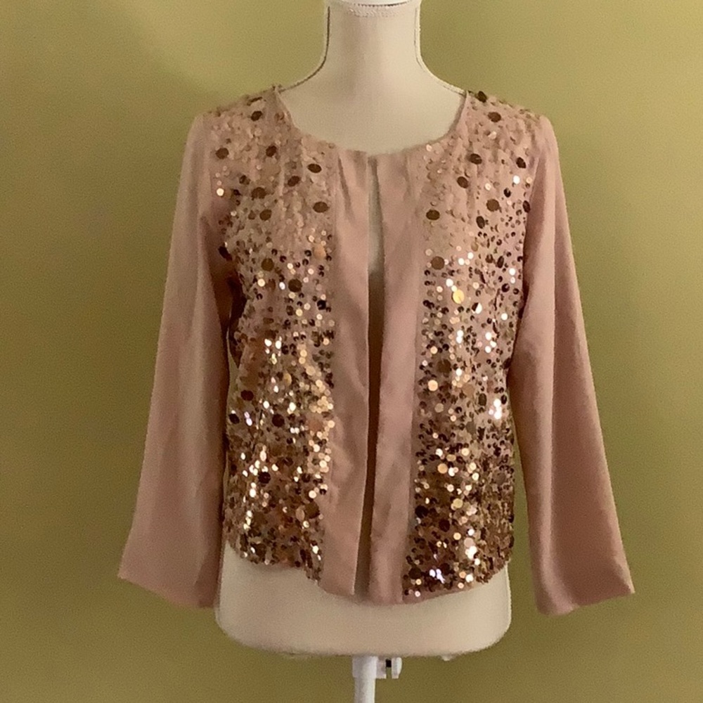 GAP Women’s Sequined Cropped Jacket